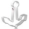 CookieCutter.Com Anchor Cookie Cutter 4.5 Inch –Tin Plated Steel Cookie Cutters – Made In The USA